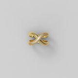Thorn Ring Double Diamonds