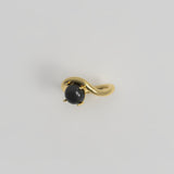 Band Ring I Onyx Gold