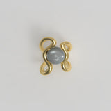 Reef Ring Moonstone Gold