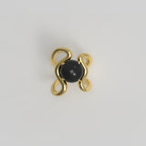 Reef Ring Onyx Gold