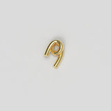 Rose Pendant L Plated