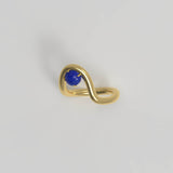 Band Ring II Lapis Gold