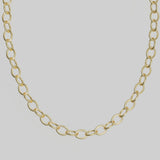 Cable Necklace II Plated
