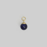 Lolly Charm Lapis Plated