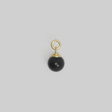 Lolly Charm Onyx Plated