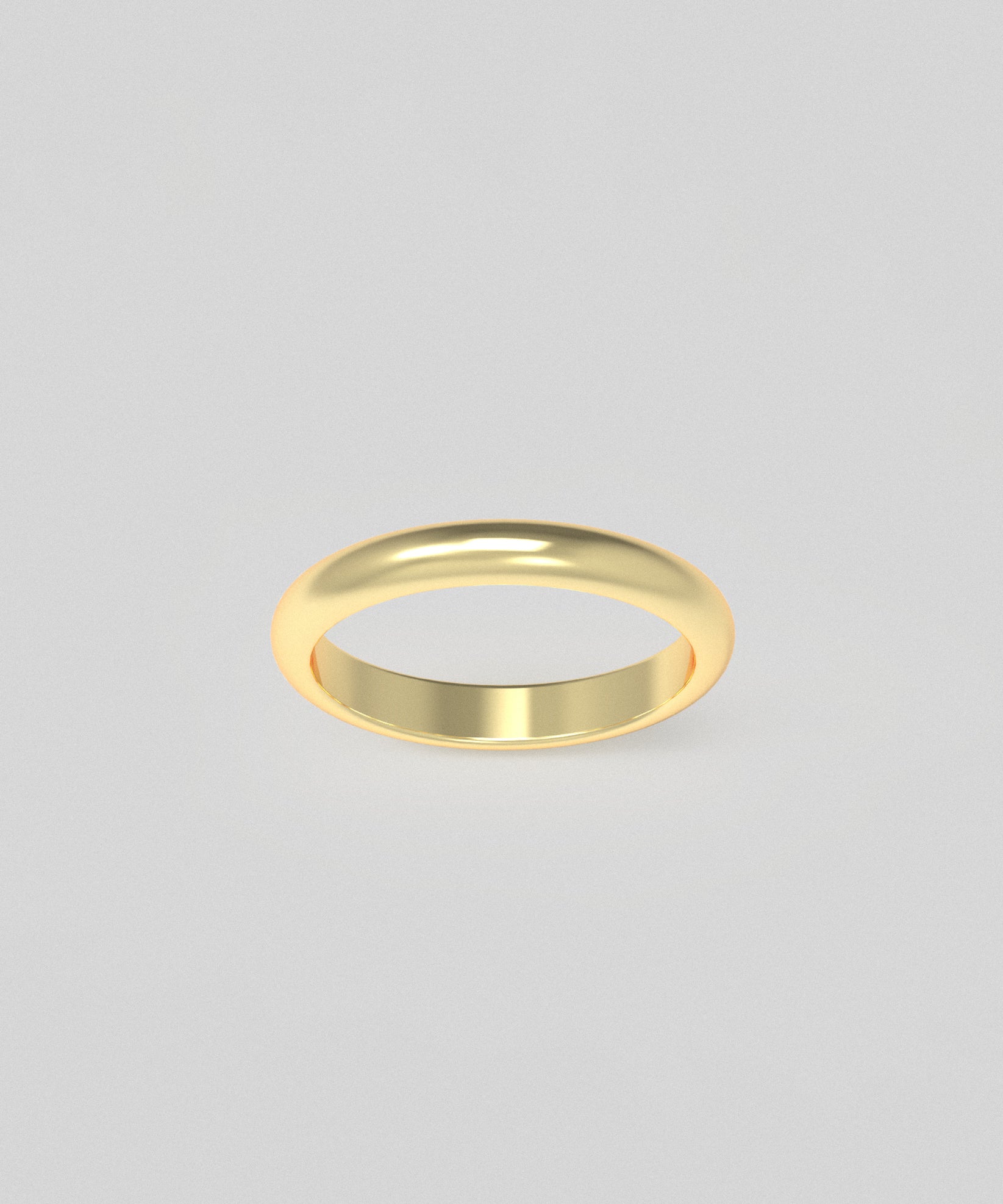 Band Ring Curved 3 mm