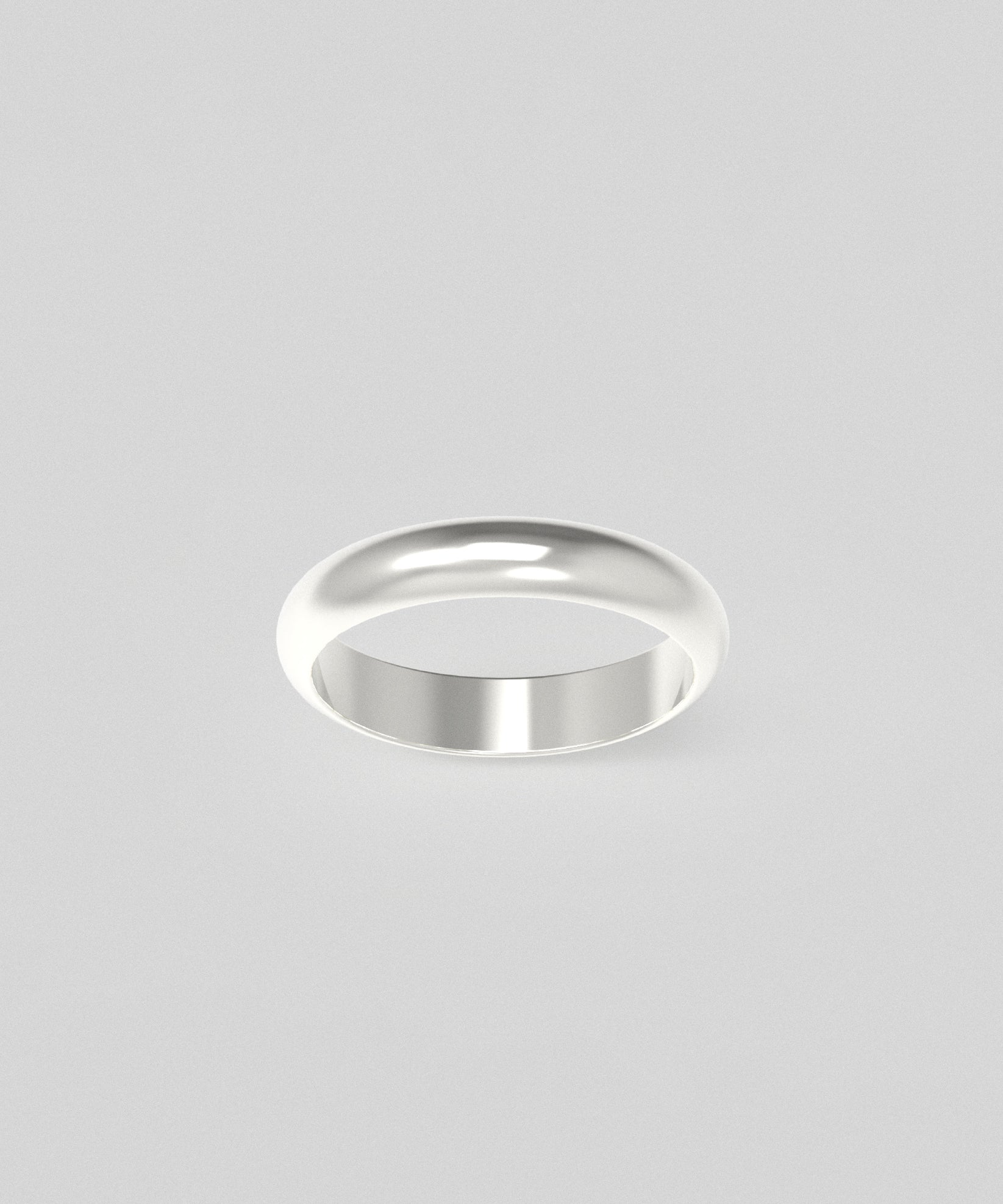 Band Ring Curved 4 mm