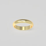 Band Ring Curved 4 mm