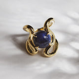 Reef Ring Lapis Gold