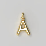 Letter Charm Large Plated