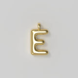 Letter Charm Large Plated