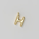 Letter Charm Small Plated