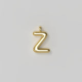 Letter Charm Small Plated