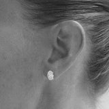 Muse Ear Studs Oval Diamond