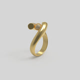 Rose Ring Slim Diamonds