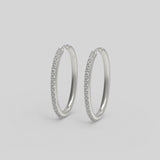 Slim Hoop L Diamonds