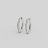 Slim Hoop M Diamonds