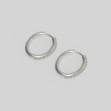 Slim Hoop M Diamonds