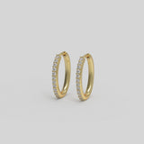 Slim Hoop M Diamonds