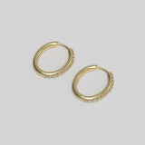 Slim Hoop M Diamonds