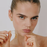 Lolly Stud Moonstone Plated
