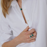 Band Ring II Malachite