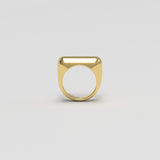 Sculpt Ring Thick Gold